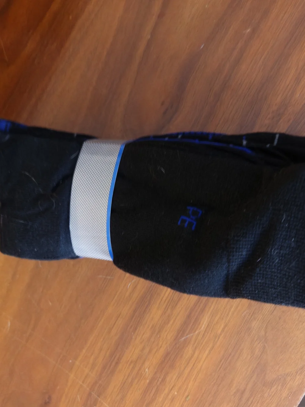 Perry Ellis Men's Blue & Black Crew Socks - 6 Pack
